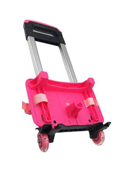 Carro de Mano VILINKOU Plegable Rosa 22.5 kg 6 Ruedas