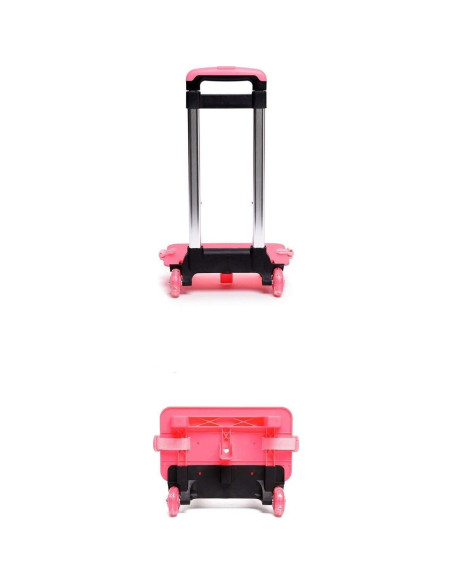 Carro de Mano VILINKOU Plegable Rosa 22.5 kg 6 Ruedas