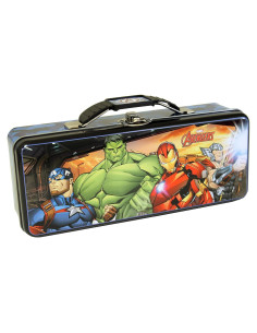 Caja de Lápices The Tin Box Vengadores con Cierre y Bisagra