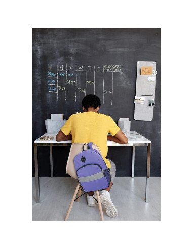 Mochila Reflectante Trail Maker 17" Color Púrpura 20L