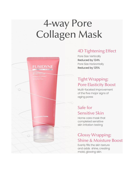 Mascarilla Peel Off Fusidyne Colágeno 4D Piel Radiante 100ml