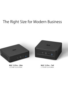 ASUS NUC 13 Pro Alto Barebone i3-1315U 64GB RAM Thunderbolt 2
