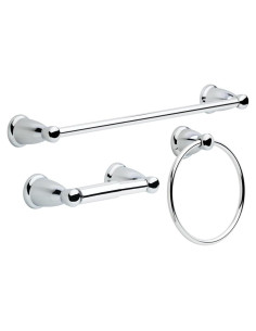 Conjunto de baño Franklin Brass Kinla 3 piezas cromo pulido