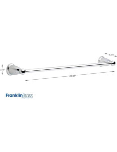 Conjunto de baño Franklin Brass Kinla 3 piezas cromo pulido 2