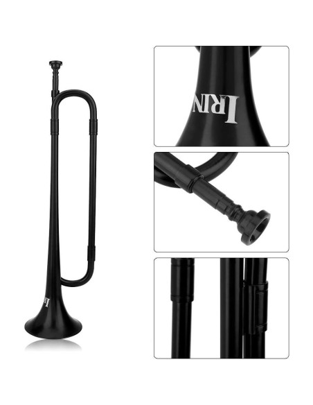 Trompeta VGEBY en Si bemol para Estudiantes - Plástico Negro