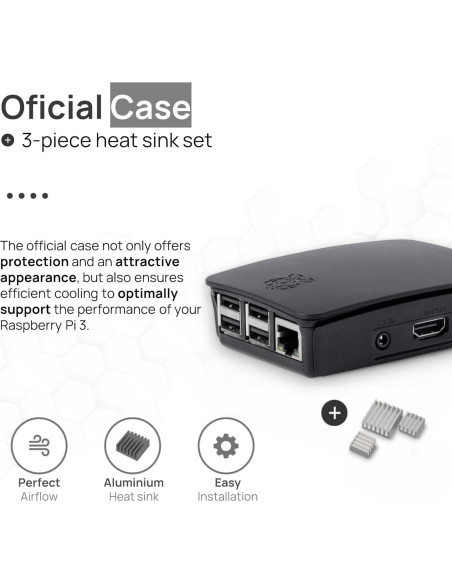 Kit de inicio Raspberry Pi 3 B+ db-tronic 1GB 64GB y accesorios Kit de inicio Raspberry Pi 3 B+ db-tronic 1GB 64GB y accesorios