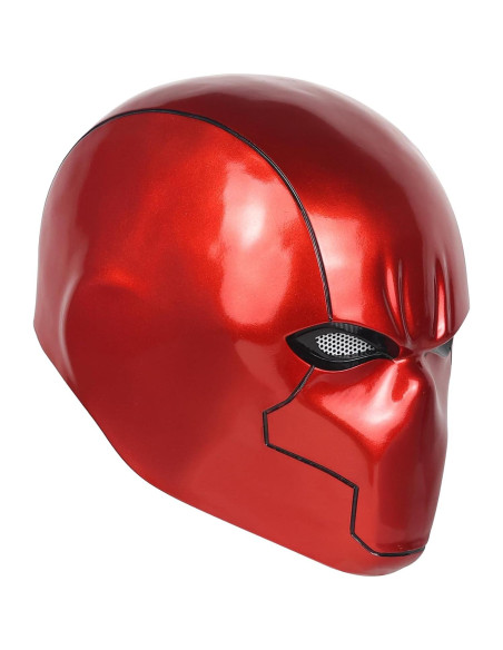 Casco Red Hood Metálico Deluxe Cosplay Unisex Adulto