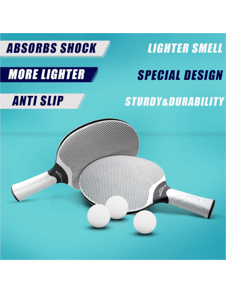 Set de 4 Palas de Tenis de Mesa Senston - Goma Profesional