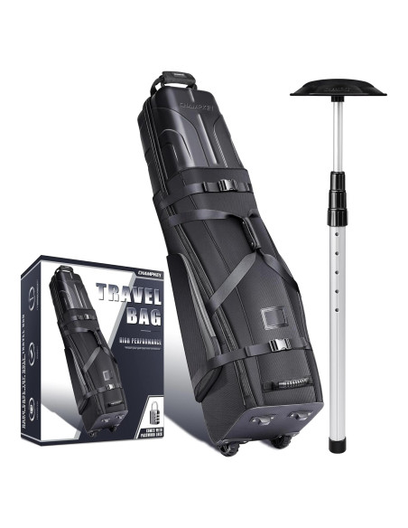 Bolsa de Viaje de Golf CHAMPKEY con Ruedas y Soporte