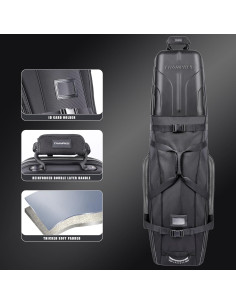 Bolsa de Viaje de Golf CHAMPKEY con Ruedas y Soporte 2