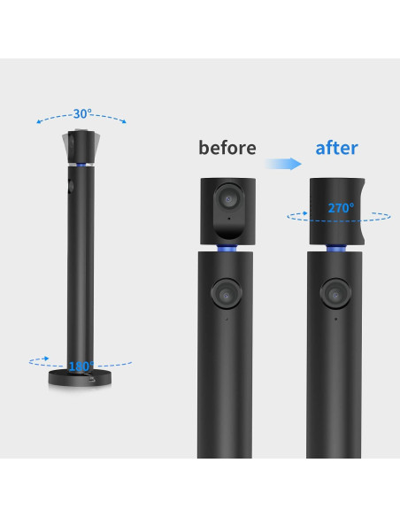 CZUR Halo X Pro Webcam Doble 1080P USB para PC