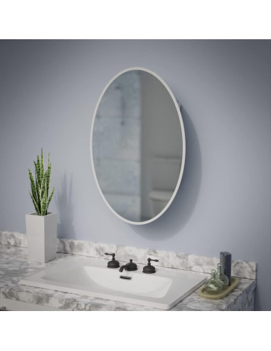 Armario de Medicina Ovalado Renovators Supply 66x46cm Espejo