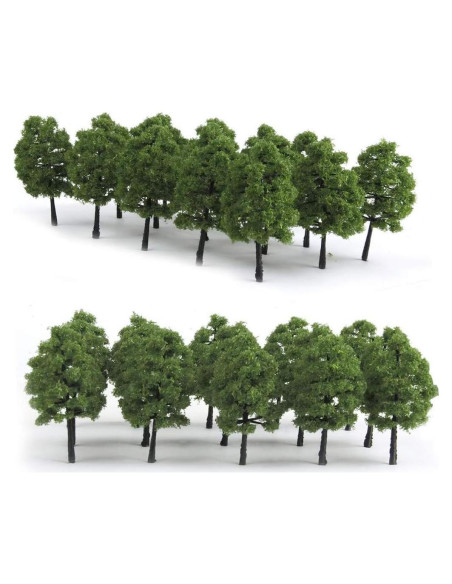 Árboles a Escala HO Mystear 50 Pcs 3.5cm 1:100 para Paisajismo