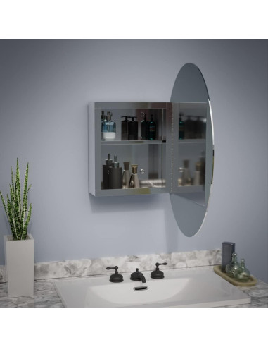 Armario de Medicina Ovalado Renovators Supply 66x46cm Espejo