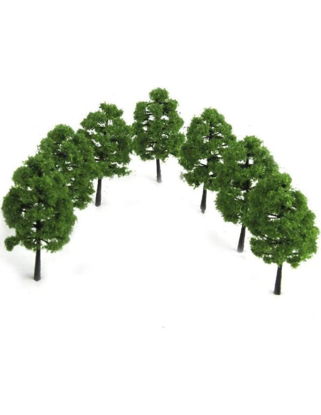 Árboles a Escala HO Mystear 50 Pcs 3.5cm 1:100 para Paisajismo