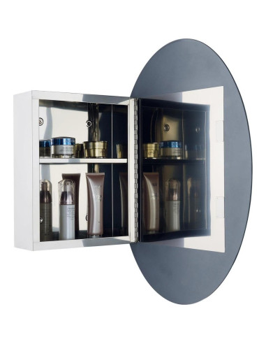 Armario de Medicina Ovalado Renovators Supply 66x46cm Espejo