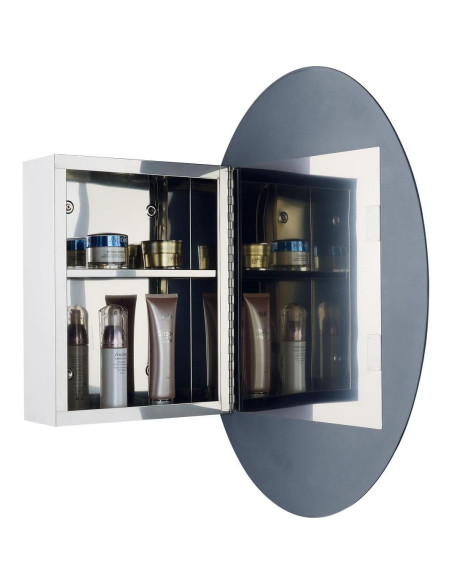 Armario de Medicina Ovalado Renovators Supply 66x46cm Espejo