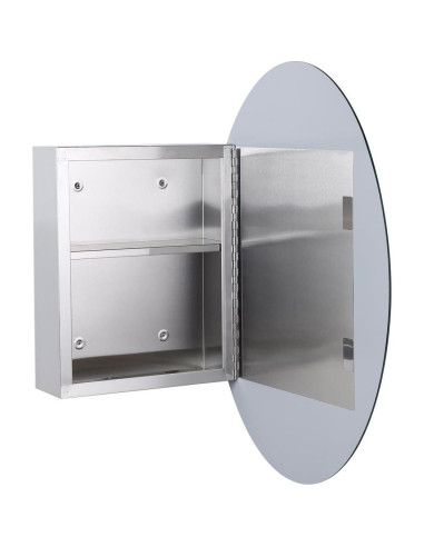 Armario de Medicina Ovalado Renovators Supply 66x46cm Espejo