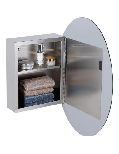 Armario de Medicina Ovalado Renovators Supply 66x46cm Espejo