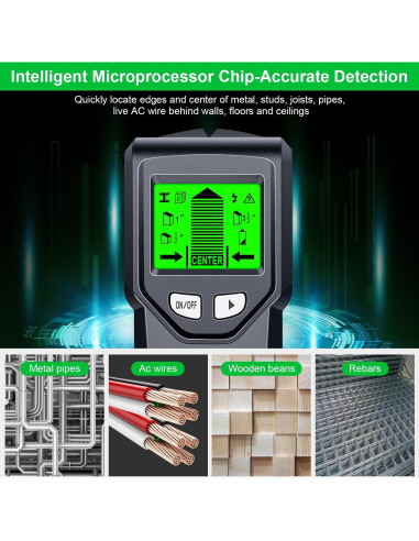 Buscador de Estudio JAXWQ TH410 5 en 1 con Pantalla LCD