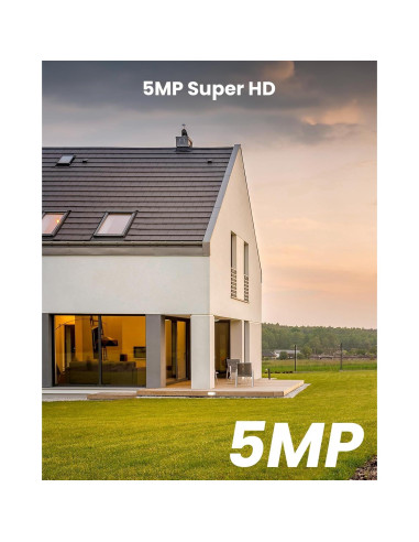 Sistema de Cámara de Seguridad 5MP Camstro 4 Cámaras PoE 2TB