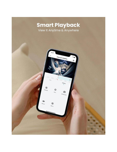 Sistema de Cámara de Seguridad 5MP Camstro 4 Cámaras PoE 2TB