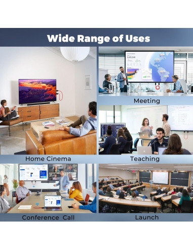 Transmisor y Receptor HDMI Inalámbrico PAUNEZUEL 50m 1080P