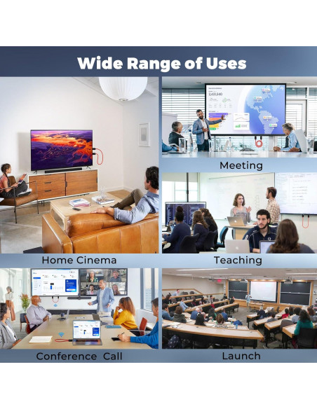 Transmisor y Receptor HDMI Inalámbrico PAUNEZUEL 50m 1080P