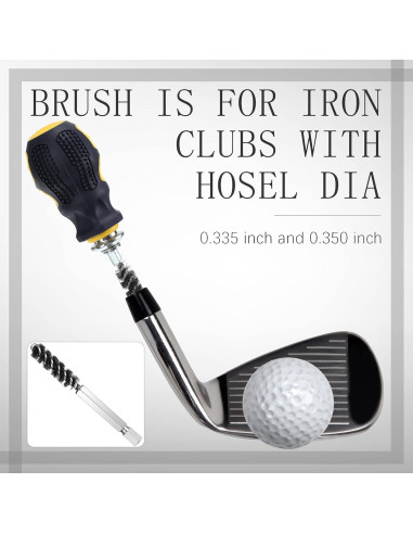 Cepillo Eléctrico para Limpieza de Palos de Golf - Hotop
