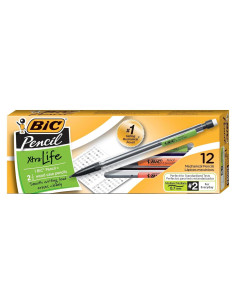 Lápiz Mecánico BIC Xtra-Life 0.7mm Negro, Paquete de 12
