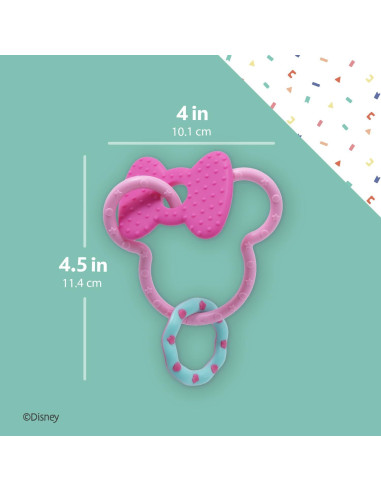 Juguete de Dentición Disney Baby Minnie Mouse 10.16x11.43cm