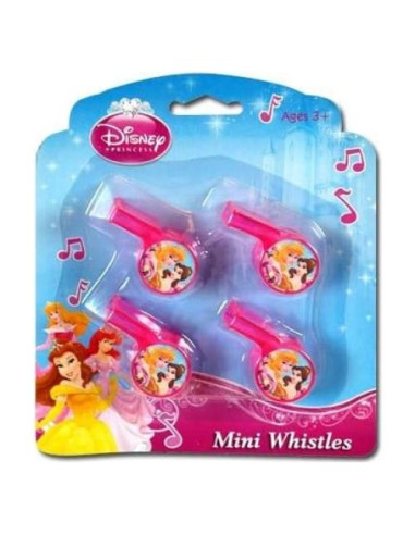 Silbato Mini Princesa Disney UPD 4Pk - 22.68g