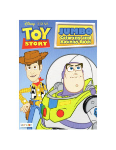 Libro de Colorear Jumbo Toy Story 80 Páginas Actividades