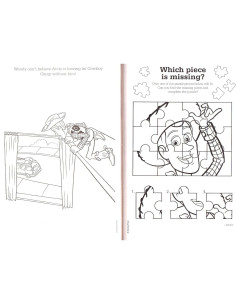 Libro de Colorear Jumbo Toy Story 80 Páginas Actividades 2