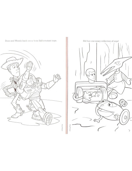 Libro de Colorear Jumbo Toy Story 80 Páginas Actividades