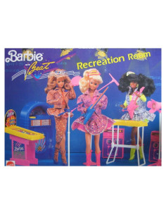 Playset Barbie Sala de Recreo The Beat con Wurlitzer y Pinball