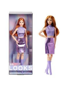 Muñeca Barbie Looks No. 20 con Cabello Rojo y Moda Y2K