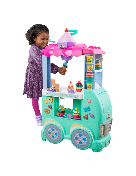 Juego de Cocina Play-Doh Camión de Comida 12 Latas 3 Años