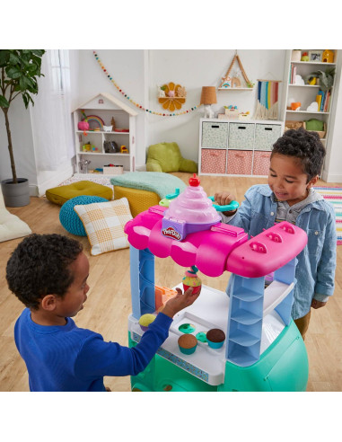 Juego de Cocina Play-Doh Camión de Comida 12 Latas 3 Años