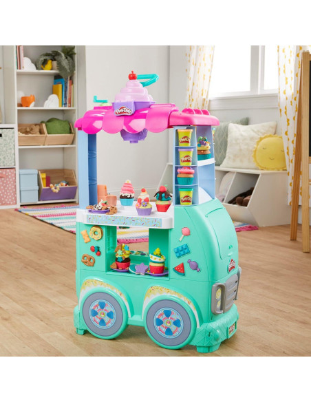 Juego de Cocina Play-Doh Camión de Comida 12 Latas 3 Años