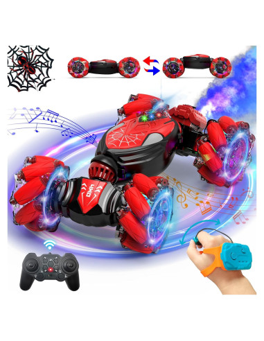 Coche Stunt Control Remoto Aleath 4WD 360 Luz y Música