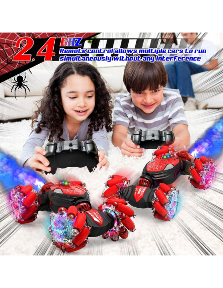 Coche Stunt Control Remoto Aleath 4WD 360 Luz y Música