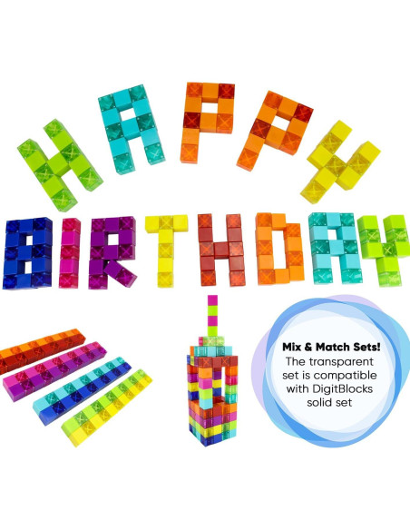 BrainSpark 48PCS Bloques Magnéticos Montessori 2.2cm BrainSpark 48PCS Bloques Magnéticos Montessori 2.2cm