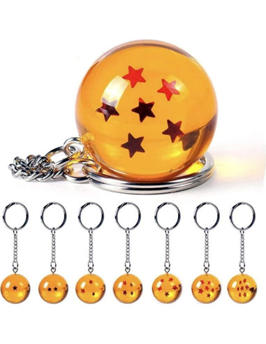 Llavero Acrílico Dragon Ball 7 Estrellas Swiftion 9.7x6.6cm