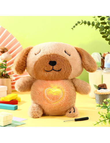 Animal de Peluche Respirador HyDren Cachorro 23 cm Calmante