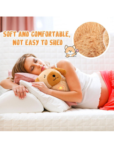 Animal de Peluche Respirador HyDren Cachorro 23 cm Calmante