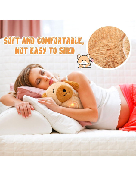 Animal de Peluche Respirador HyDren Cachorro 23 cm Calmante