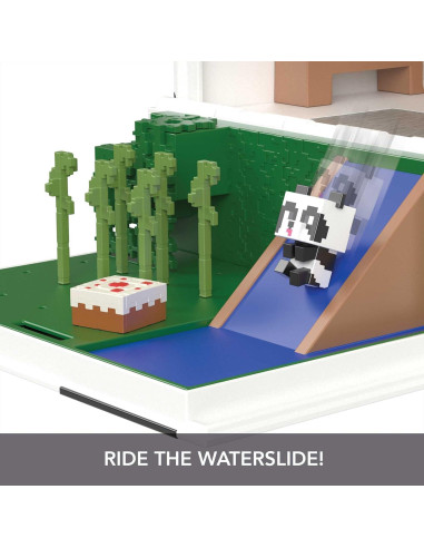Set de Juego Panda Mattel Minecraft con 2 Figuras y Pastel