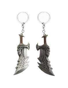 Conjunto de llaveros GOW Blades of Chaos - Hacha y Martillo