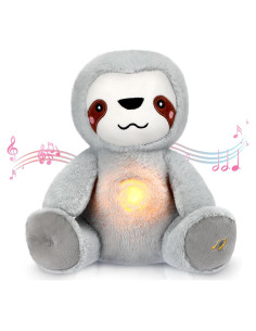 Animal de Peluche Respirador HyDren Perezoso 23 cm Calmante